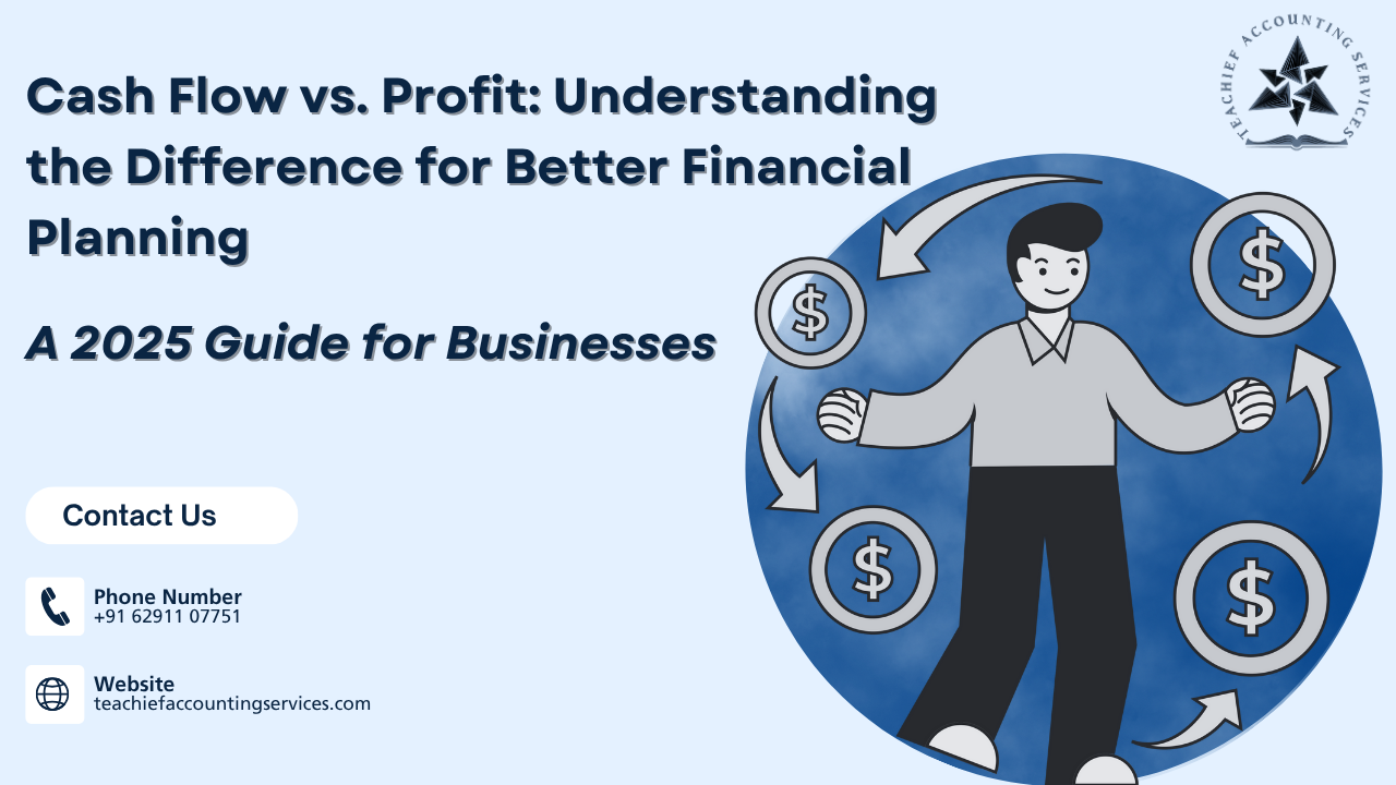 main difference between cash flow vs profit